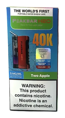 Peak Bar H2O Two Apple