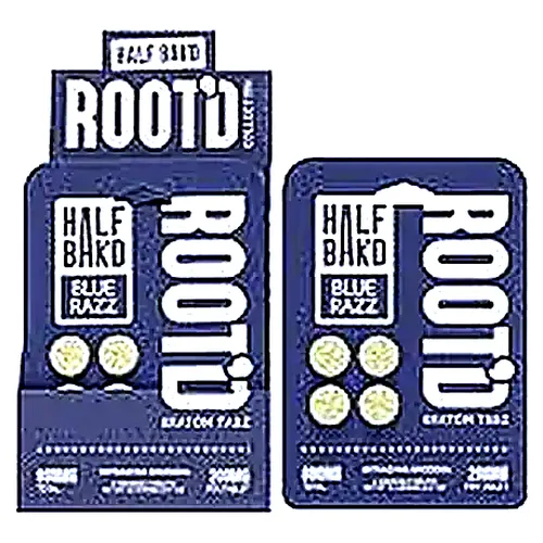 Rooted Blue Razz kratom tabz