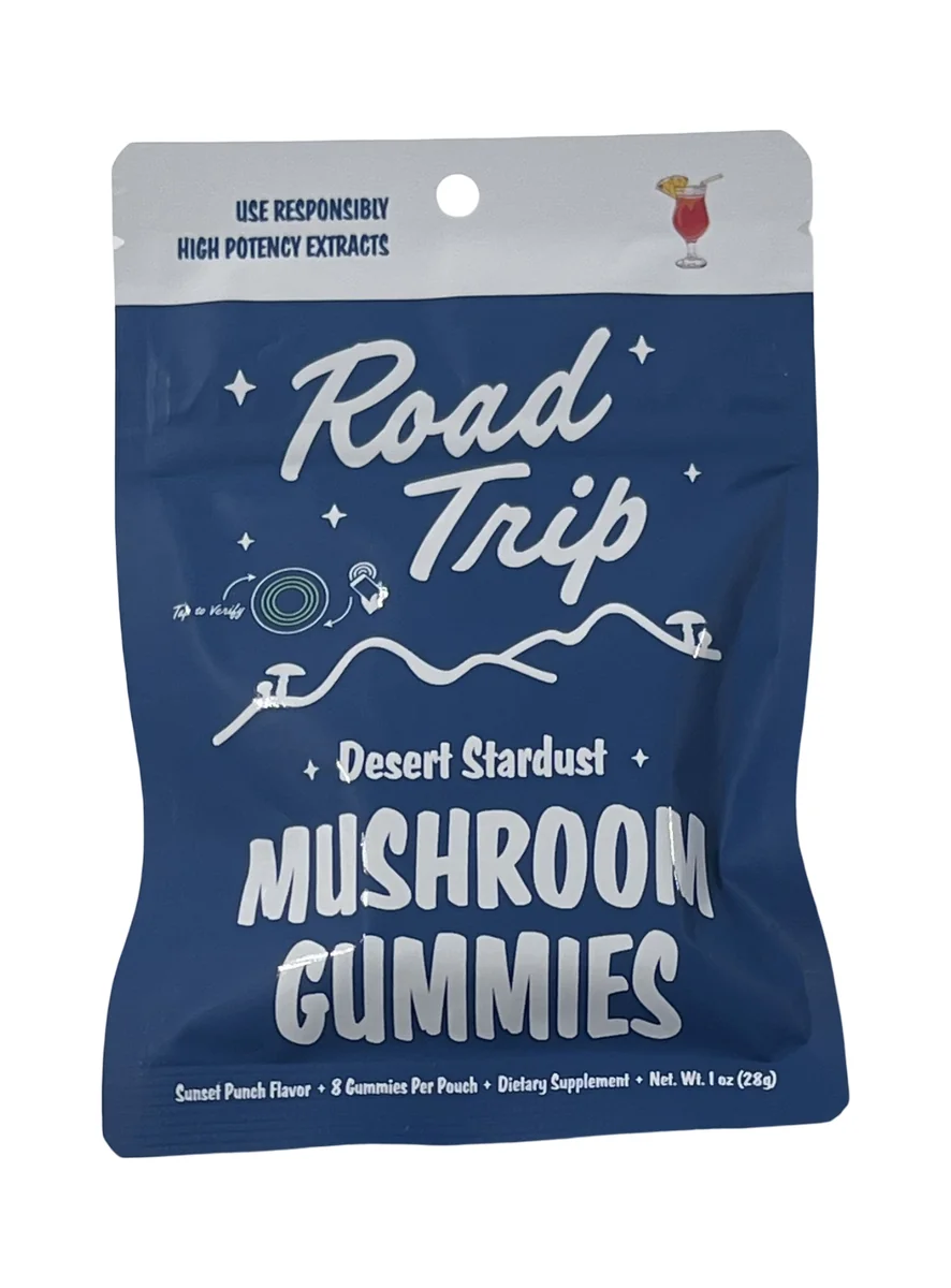 Road Trip Mushroom Gummies, Desert Stardust Sunset Punch
