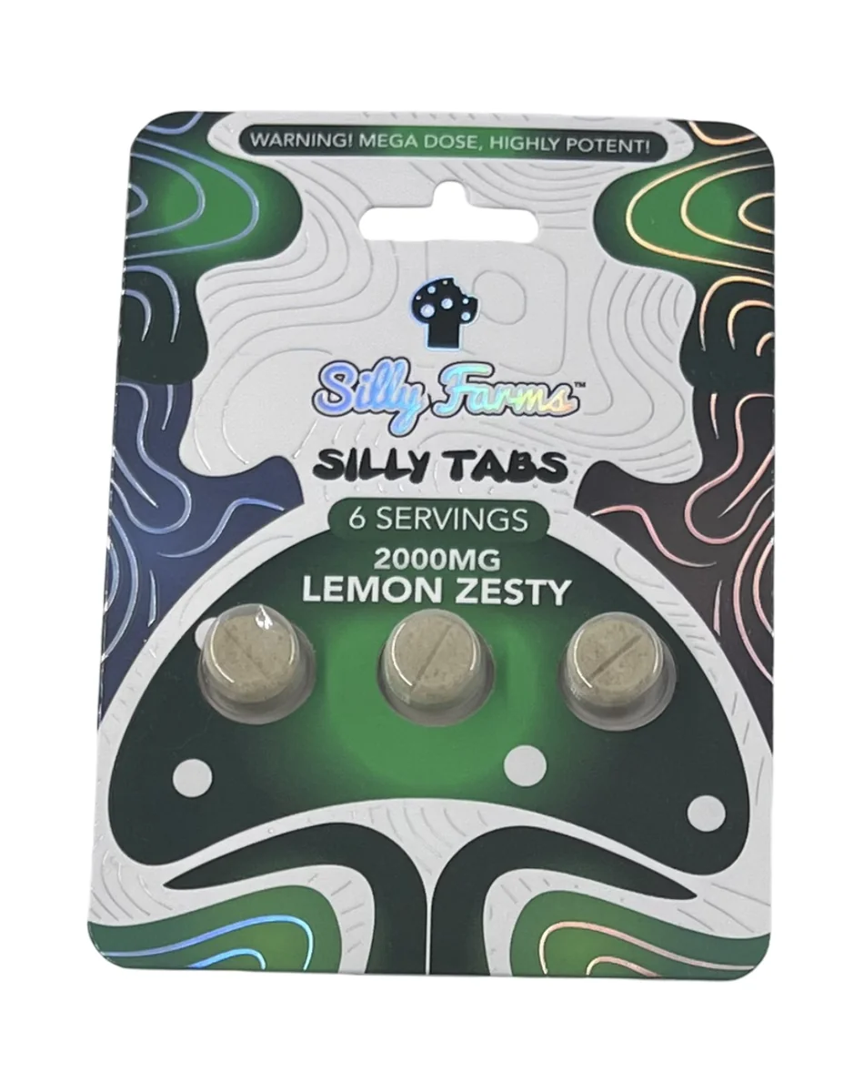Silly Tabs, Lemon Zesty 2000mg