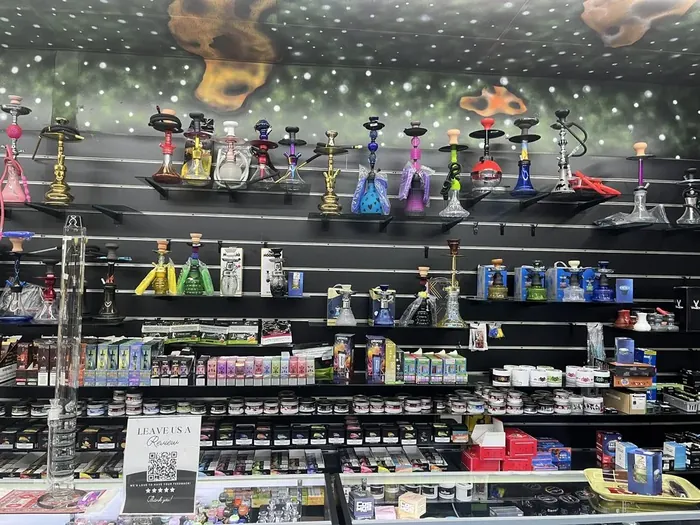 Inside Elevated 369, product wall