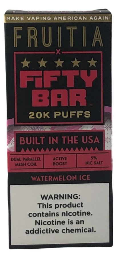 Fruitia x Fifty Bar