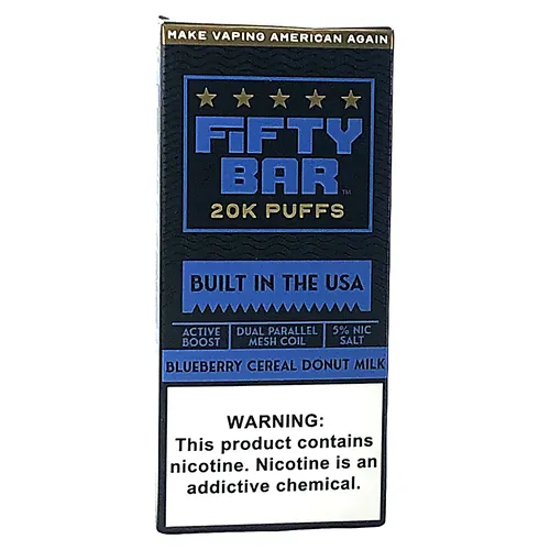 Fifty Bar Blueberry Cereal Donut Milk