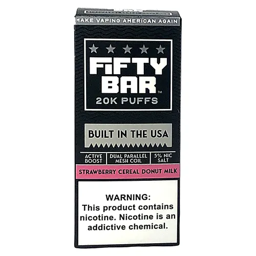 Fifty Bar Strawberry Cereal Donut Milk