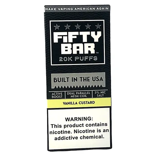 Fifty Bar Vanilla Custard