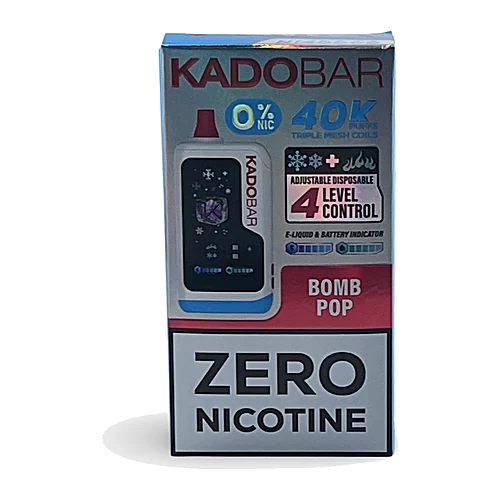 Kado 40K Zero Nic Bomb Pop, 0% nicotine
