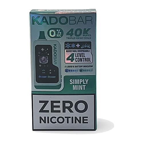 Kado 40K Zero Nic Simply Mint, 0% nicotine